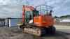 2020 HITACHI ZAXIS 130LCN steel tracked excavator with clip on pads (s/n H00102668) with 1 x bucket - 4