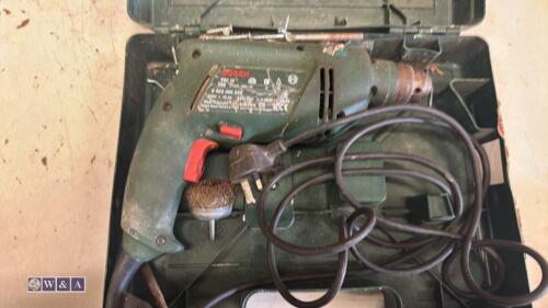 BOSCH 650W 240v drill c/w case