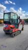 2017 KUBOTA KX016-4 rubber tracked excavator (3325282) with bucket, blade, piped, cab & expanding tracks - 6