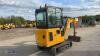 2021 JCB 16C rubber tracked excavator (s/n 3029489) with 3 x buckets, blade, piped, expanding tracks & cab - 8