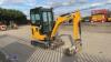 2021 JCB 16C rubber tracked excavator (s/n 3029489) with 3 x buckets, blade, piped, expanding tracks & cab - 9