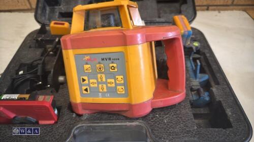 PLS HVR 505R laser level c/w accessories & case