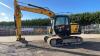 2016 JCB JS145LC Plus steel tracked excavator (s/n 2424192) with Q/hitch & piped - 2