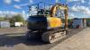 2016 JCB JS145LC Plus steel tracked excavator (s/n 2424192) with Q/hitch & piped - 6