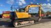 2016 JCB JS145LC Plus steel tracked excavator (s/n 2424192) with Q/hitch & piped - 7