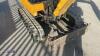 2021 JCB 16C rubber tracked excavator (s/n 3029417) with bucket, blade, piped, expanding tracks & cab - 12