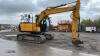 2016 JCB JS145LC Plus steel tracked excavator (s/n 2424214) with Q/hitch & piped - 8