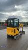 2021 JCB 16C rubber tracked excavator (s/n 3029414) with bucket, blade, piped, expanding tracks & cab - 6