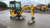 2021 JCB 16C rubber tracked excavator (s/n 3029414) with bucket, blade, piped, expanding tracks & cab - 7