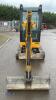 2021 JCB 16C rubber tracked excavator (s/n 3029414) with bucket, blade, piped, expanding tracks & cab - 9