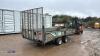 IFOR WILLIAMS LM147G 14ft 3.5t twin axle beavertail trailer (55161) - 5