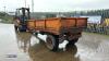 Single axle steel dropside farm tipping trailer - 3