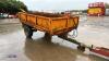 Single axle steel dropside farm tipping trailer - 7