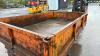 Single axle steel dropside farm tipping trailer - 12