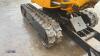 2021 JCB 8008CT rubber tracked excavator (s/n 3041758) with bucket, blade, piped & expanding tracks - 15