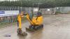 2021 JCB 8008CT rubber tracked excavator (s/n 3041760) with bucket, blade, piped & expanding tracks