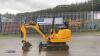 2021 JCB 8008CT rubber tracked excavator (s/n 3041760) with bucket, blade, piped & expanding tracks - 2