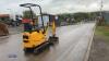 2021 JCB 8008CT rubber tracked excavator (s/n 3041760) with bucket, blade, piped & expanding tracks - 5