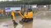 2021 JCB 8008CT rubber tracked excavator (s/n 2970384) with bucket, blade, piped & expanding tracks