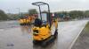 2021 JCB 8008CT rubber tracked excavator (s/n 2970384) with bucket, blade, piped & expanding tracks - 5