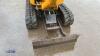 2021 JCB 8008CT rubber tracked excavator (s/n 2970384) with bucket, blade, piped & expanding tracks - 13