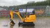 2021 JCB 8008CT rubber tracked excavator with bucket, blade, piped & expanding tracks - 2