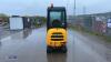 2013 JCB 801.8 rubber tracked excavator (s/n 02074107) with bucket, blade, piped, expanding tracks, cab & Q/hitch - 4