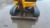 2013 JCB 801.8 rubber tracked excavator (s/n 02074107) with bucket, blade, piped, expanding tracks, cab & Q/hitch - 19