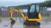 2013 JCB 801.8 rubber tracked excavator (s/n 02074106) with bucket, blade, piped, expanding tracks, cab & Q/hitch - 2