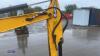 2013 JCB 801.8 rubber tracked excavator (s/n 02074106) with bucket, blade, piped, expanding tracks, cab & Q/hitch - 10