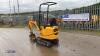 2021 JCB 8008CT rubber tracked excavator (s/n 3041759) with bucket, blade, piped & expanding tracks - 3