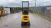 2021 JCB 8008CT rubber tracked excavator (s/n 3041759) with bucket, blade, piped & expanding tracks - 4