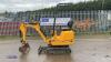 2021 JCB 8008CT rubber tracked excavator (s/n 3041822) with bucket, blade, piped & expanding tracks - 2