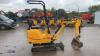 2021 JCB 8008CT rubber tracked excavator (s/n 3041822) with bucket, blade, piped & expanding tracks - 6