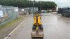 2021 JCB 8008CT rubber tracked excavator (s/n 3041822) with bucket, blade, piped & expanding tracks - 8