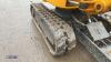 2021 JCB 8008CT rubber tracked excavator (s/n 3041822) with bucket, blade, piped & expanding tracks - 15