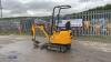 2021 JCB 8008CT rubber tracked excavator (s/n 3041762) with bucket, blade, piped & expanding tracks - 3