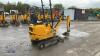 2021 JCB 8008CT rubber tracked excavator (s/n 3041762) with bucket, blade, piped & expanding tracks - 7