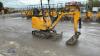 2021 JCB 8008CT rubber tracked excavator (s/n 3041857) with bucket, blade, piped & expanding tracks - 8