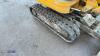 2021 JCB 8008CT rubber tracked excavator (s/n 3041857) with bucket, blade, piped & expanding tracks - 11