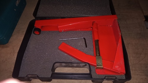 SAS wheel clamp c/w case (no key)