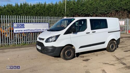 2015 FORD TRANSIT CUSTOM 290 ECO-TE 6-seater, 6-speed combi van (FH15 CMF)(MoT 13th September 2025)