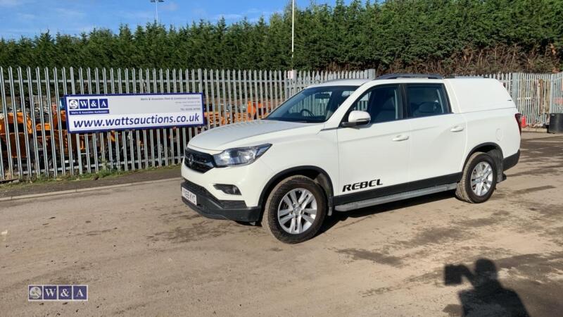 2019 SSANGYONG MUSSO REBEL 4x4 double cab 2.2 diesel pick-up (YX69 KYC)(MoT 22nd October 2024)(V5 in office)