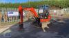 2016 KUBOTA KX61-3 rubber tracked excavator (s/n 2083184) with bucket, blade, piped & Q/hitch