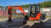 2016 KUBOTA KX61-3 rubber tracked excavator (s/n 2083184) with bucket, blade, piped & Q/hitch - 2