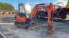 2016 KUBOTA KX61-3 rubber tracked excavator (s/n 2083184) with bucket, blade, piped & Q/hitch - 6