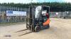 2013 DOOSAN G18S-5 1.8t gas forklift (s/n 171001315)c/w triple container spec mast, side shift