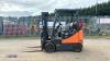 2013 DOOSAN G18S-5 1.8t gas forklift (s/n 171001315)c/w triple container spec mast, side shift - 2