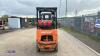 2013 DOOSAN G18S-5 1.8t gas forklift (s/n 171001315)c/w triple container spec mast, side shift - 4