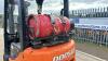 2013 DOOSAN G18S-5 1.8t gas forklift (s/n 171001315)c/w triple container spec mast, side shift - 23